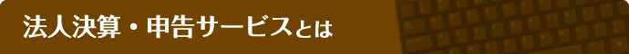法人決算・申告サービスとは